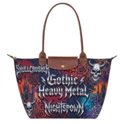 Longchamp Le Pliage Original L Tote Bag In Gothic Heavy Metal Pop
