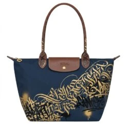 Longchamp Le Pliage Original L Tote Bag Calligraffiti