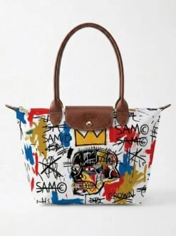 Longchamp Le Pliage Original L Tote Bag In The Crown & Street Skeleton Print
