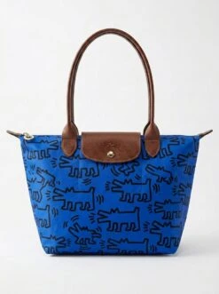 Longchamp Le Pliage Original L Tote Bag In Barking Dogs All-Over