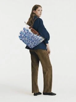 Alternative view of Longchamp Le Pliage Original L Tote Bag Blackbook Sketch Raw