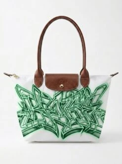 Longchamp Le Pliage Original L Tote Bag With X-Ray Skeleton Wildstyle Print