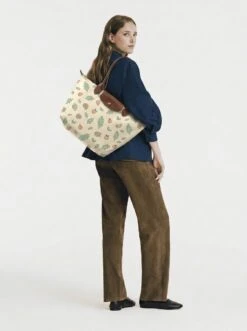 Alternative view of Longchamp Le Pliage Original L Tote Bag In Cozy Island Life