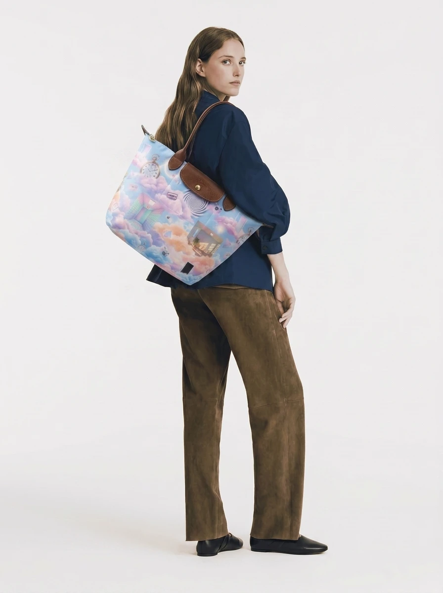 Longchamp Le Pliage Original L Tote Bag In Dreamcore Liminal Space 4 Longchamp Le Pliage Original L Tote Bag In Dreamcore Liminal Space - Image 2