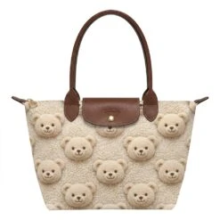 Longchamp Le Pliage Original L Tote Bag In Kawaii Plushie Trompe L'oeil