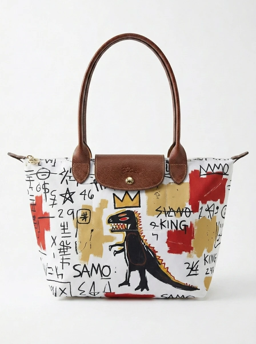 Longchamp Le Pliage Original L Tote Bag In The Crowned Dinosaur / Pez Dispenser 3 Longchamp Le Pliage Original L Tote Bag In The Crowned Dinosaur / Pez Dispenser