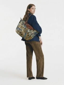 Alternative view of Longchamp Le Pliage Original L Tote Bag In Jazz & Bebop Rhythm