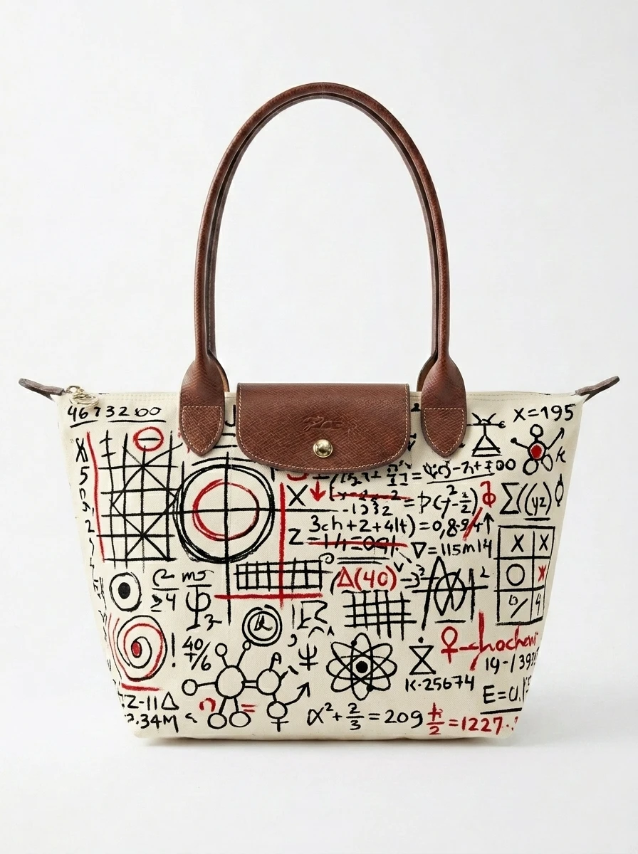 Longchamp Le Pliage Original L Tote Bag In Science & Equations 3 Longchamp Le Pliage Original L Tote Bag In Science & Equations