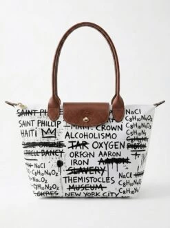 Longchamp Le Pliage Original L Tote Bag In The Text-Only Cipher