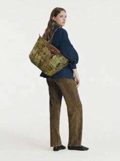 Alternative view of Longchamp Le Pliage Original L Tote Bag In Dirty Yellow Wall