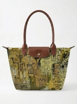 Longchamp Le Pliage Original L Tote Bag In Dirty Yellow Wall