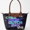 Longchamp Le Pliage Original L Tote Bag With Glitch Cyber-Pop Print -Longchamp Tote Bag Longchamp001 LLM 20260428 049 hero