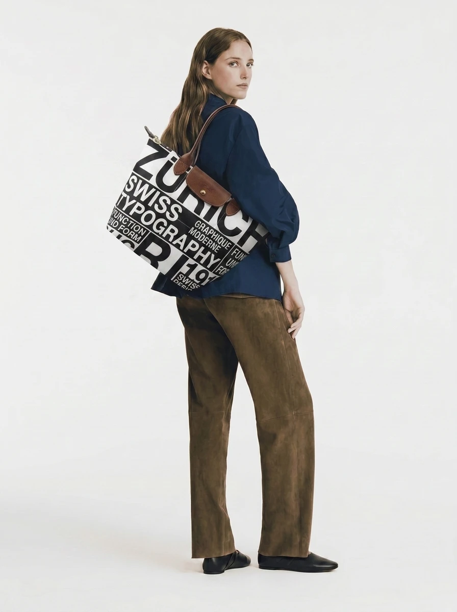 Longchamp Le Pliage Original L Tote Bag In Swiss Minimalist Big Type 4 Longchamp Le Pliage Original L Tote Bag In Swiss Minimalist Big Type - Image 2