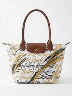 Longchamp Le Pliage Original L Tote Bag In Calligraffiti