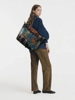 Alternative view of Longchamp Le Pliage Original L Tote Bag In Iridescent Oil Slick