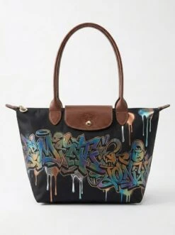 Longchamp Le Pliage Original L Tote Bag In Iridescent Oil Slick