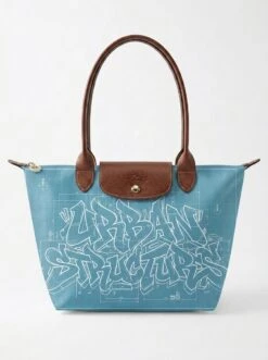 Longchamp Le Pliage Original L Tote Bag Architectural Blueprint