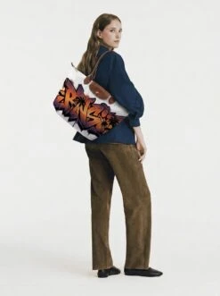 Alternative view of Longchamp Le Pliage Original L Tote Bag In West Coast Sunset Drive