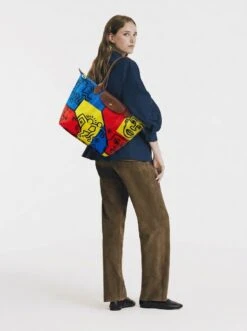 Alternative view of Longchamp Le Pliage Original L Tote Bag In Primary Color Block Pop