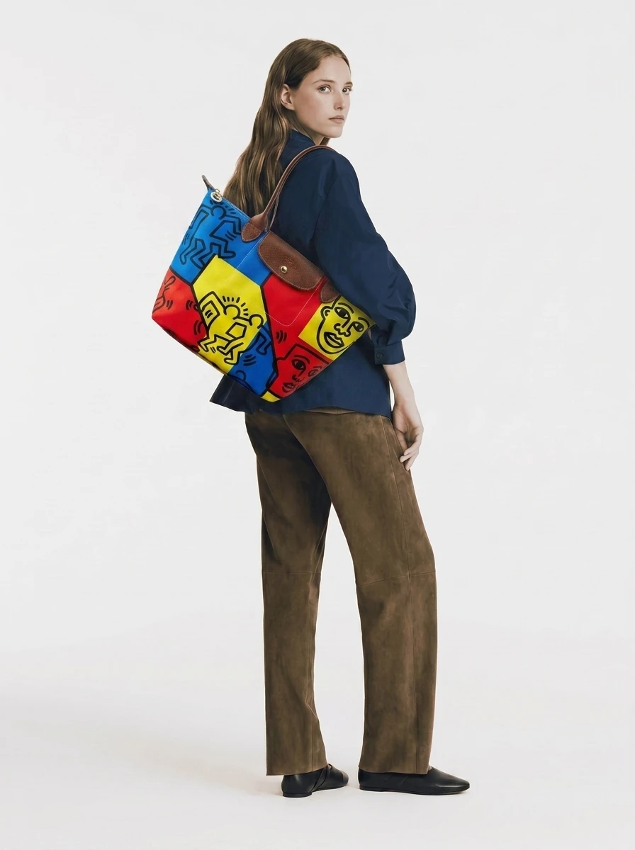 Longchamp Le Pliage Original L Tote Bag In Primary Color Block Pop 4 Longchamp Le Pliage Original L Tote Bag In Primary Color Block Pop - Image 2