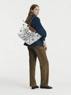 Alternative view of Longchamp Le Pliage Original L Tote Bag In UFO Abduction