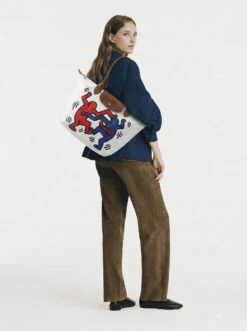 Alternative view of Longchamp Le Pliage Original L Tote Bag In The Acrobatic Dancers