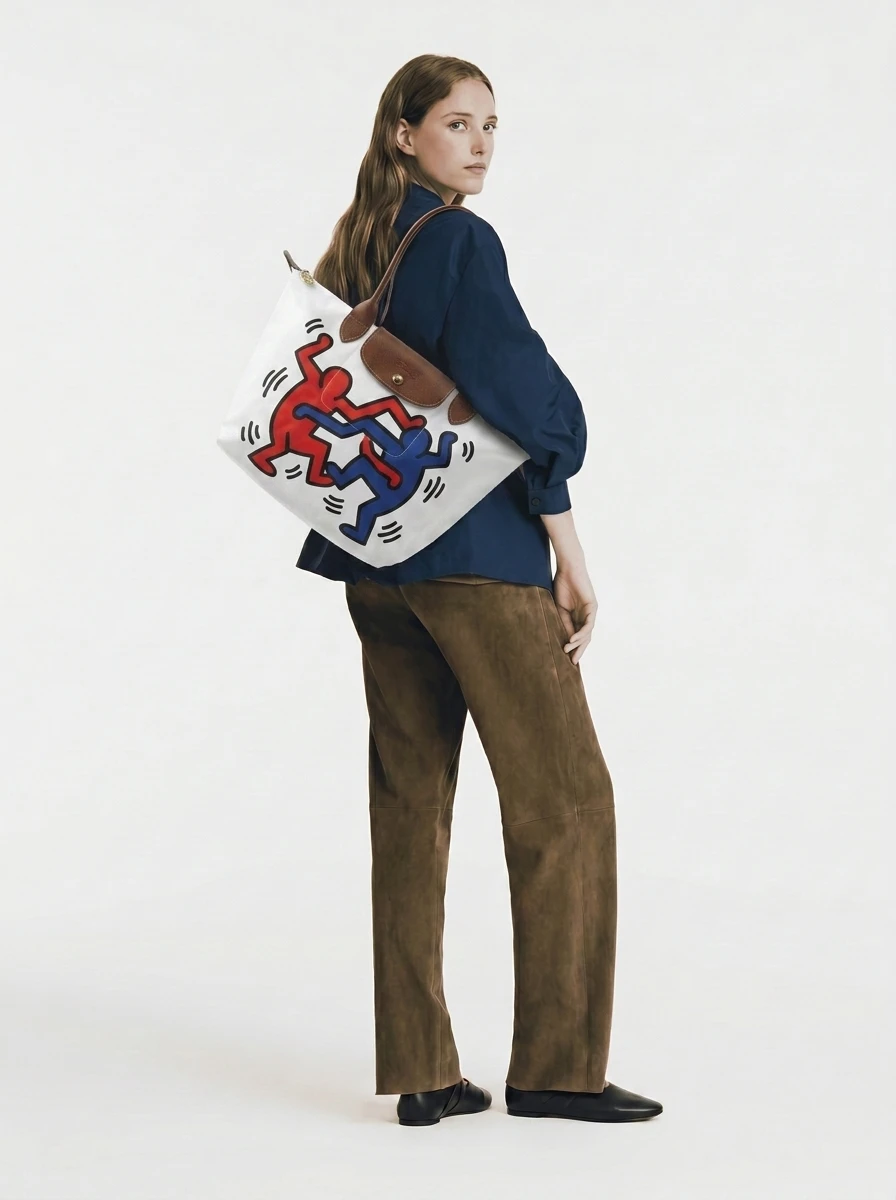 Longchamp Le Pliage Original L Tote Bag In The Acrobatic Dancers 4 Longchamp Le Pliage Original L Tote Bag In The Acrobatic Dancers - Image 2
