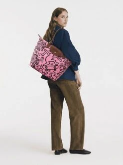 Alternative view of Longchamp Le Pliage Original L Tote Bag In Skateboarding Boy