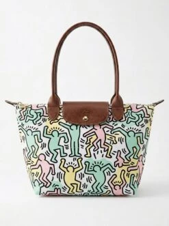 Longchamp Le Pliage Original L Tote Bag In Pastel Modern Twist Line Art