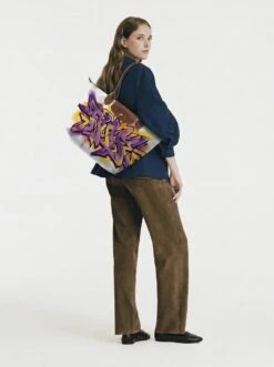 Alternative view of Longchamp Le Pliage Original L Tote Bag With Fat Cap Flares Wildstyle